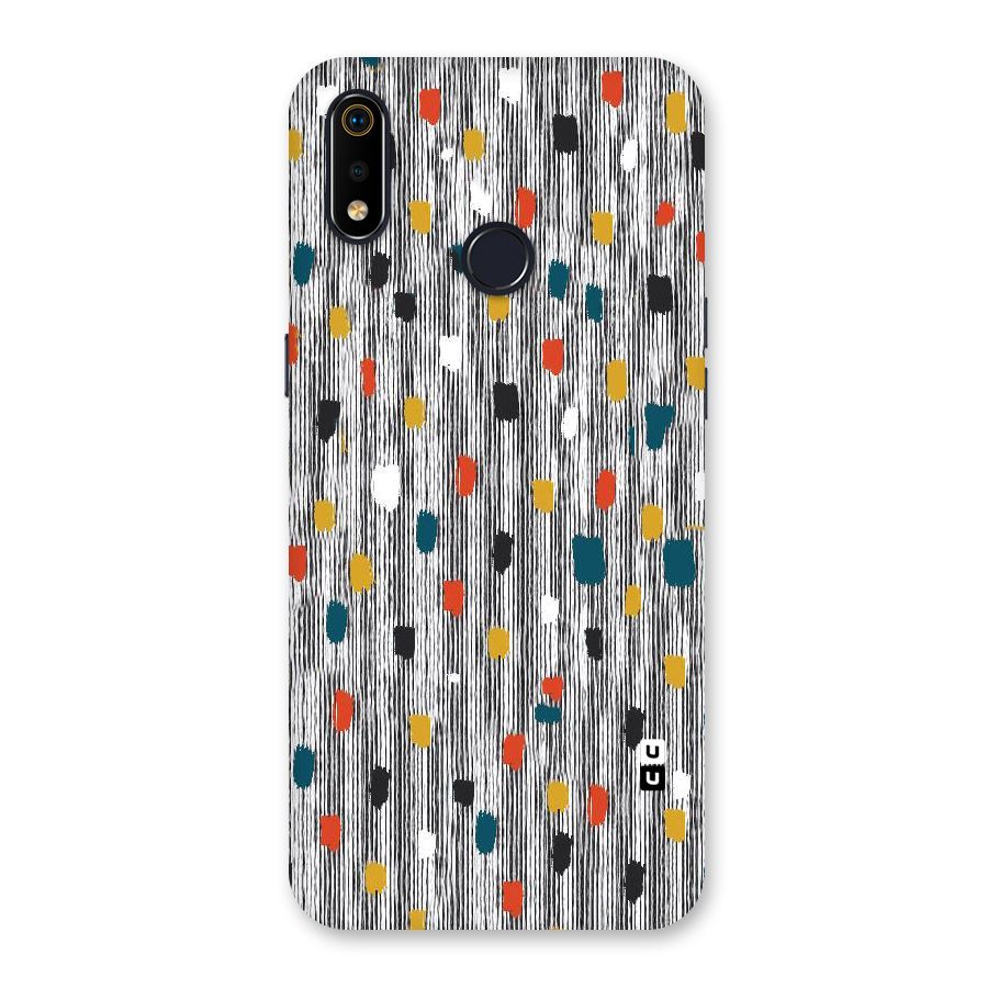 Single Paint Pattern Back Case for Realme 3i