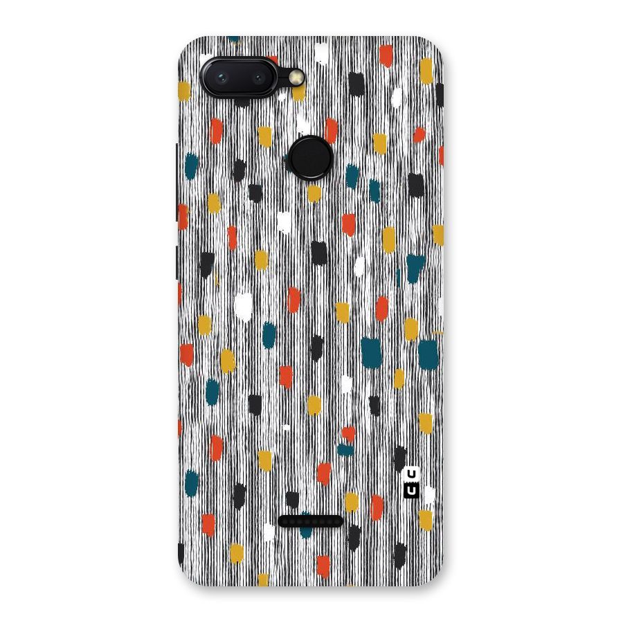 Single Paint Pattern Back Case for Redmi 6