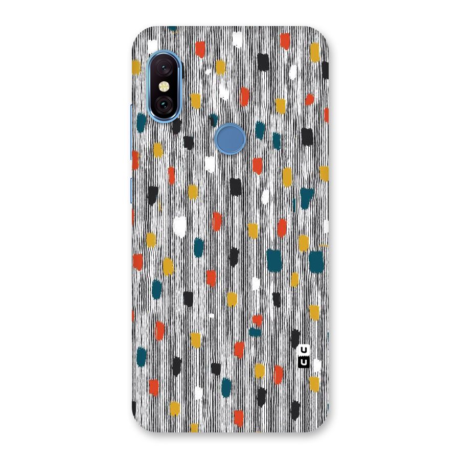 Single Paint Pattern Back Case for Redmi Note 6 Pro