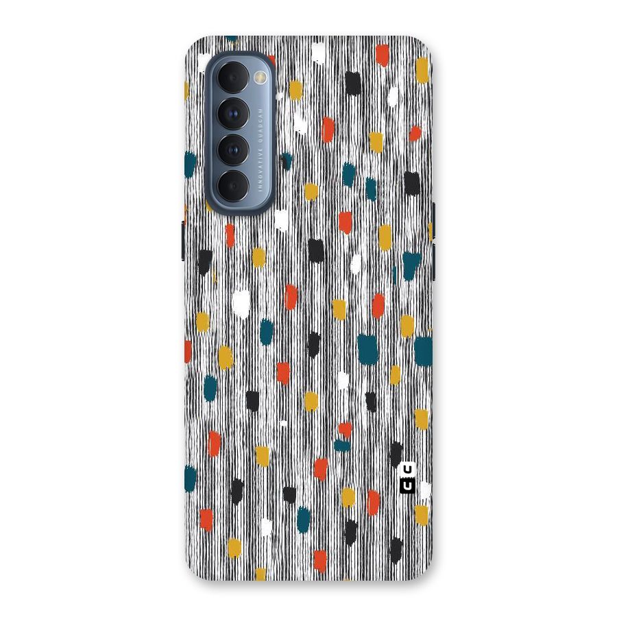 Single Paint Pattern Back Case for Reno4 Pro