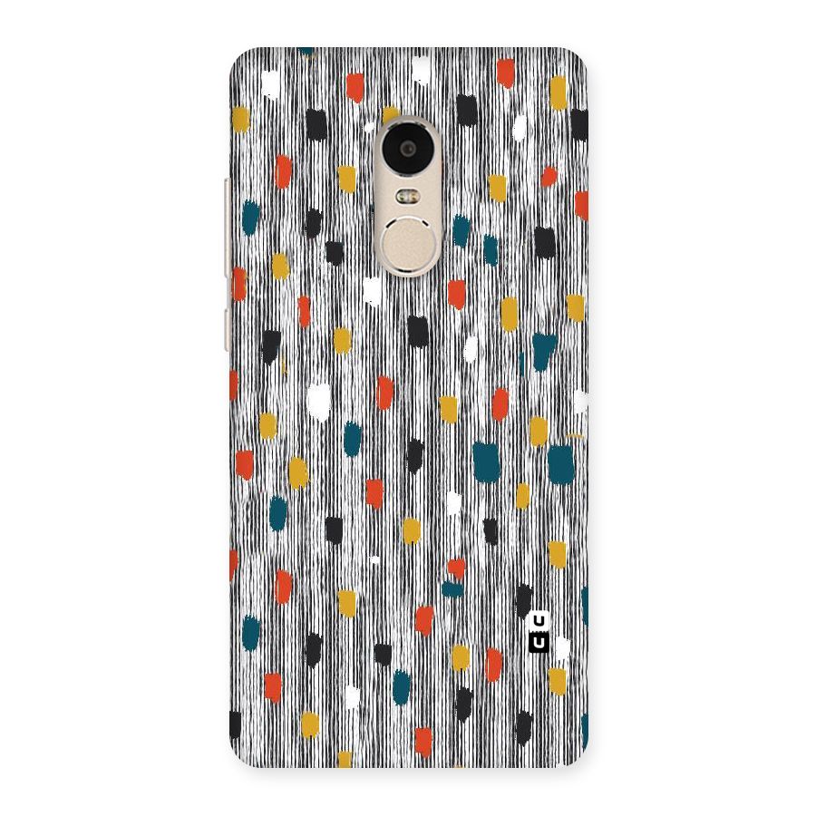 Single Paint Pattern Back Case for Xiaomi Redmi Note 4