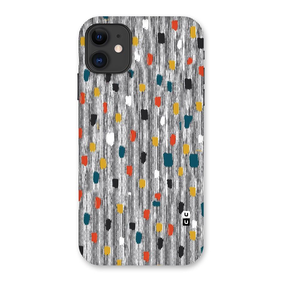 Single Paint Pattern Back Case for iPhone 11