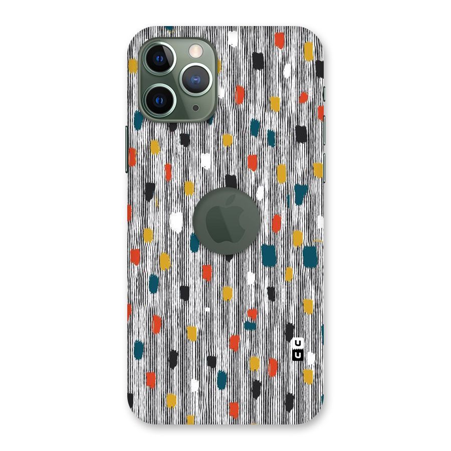Single Paint Pattern Back Case for iPhone 11 Pro Logo  Cut