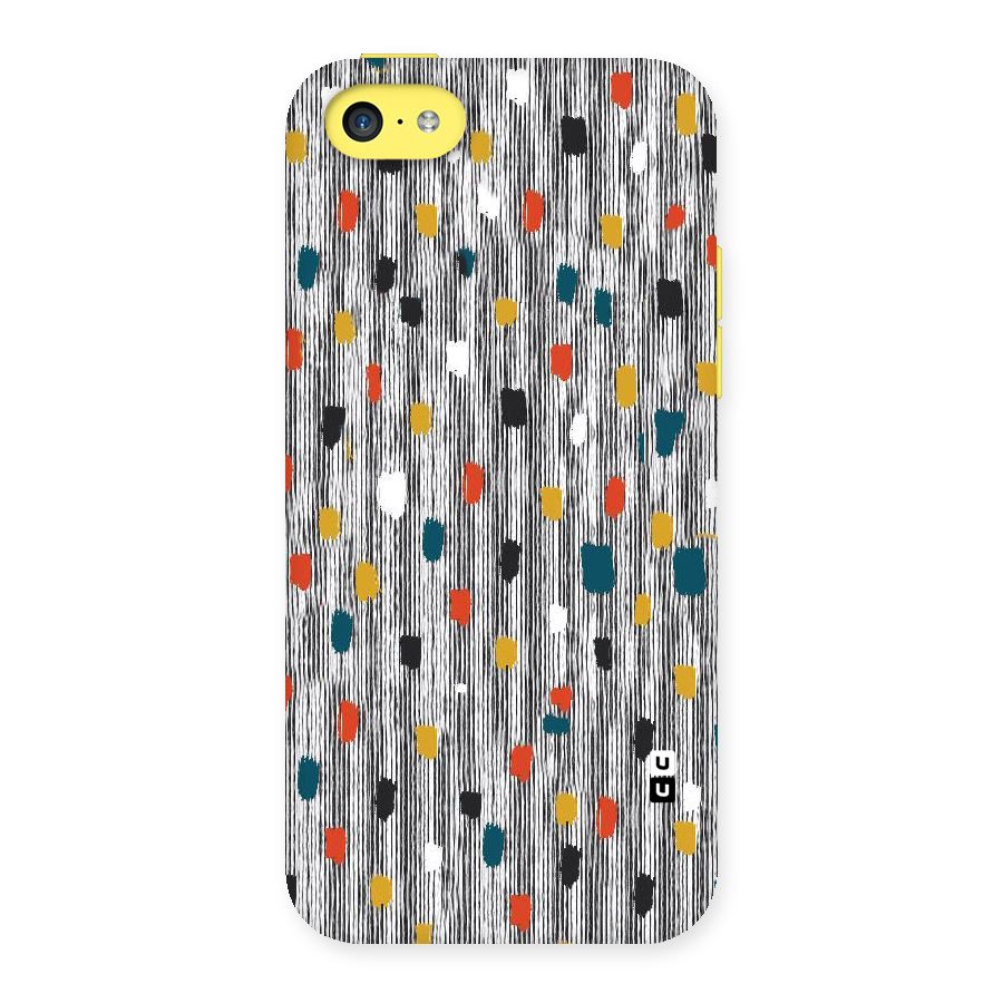 Single Paint Pattern Back Case for iPhone 5C