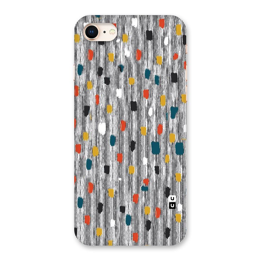 Single Paint Pattern Back Case for iPhone 8