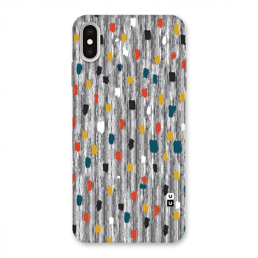 Single Paint Pattern Back Case for iPhone XS Max