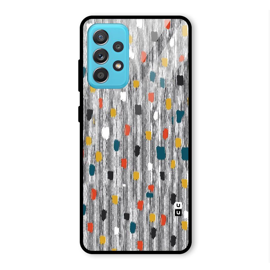 Single Paint Pattern Glass Back Case for Galaxy A52s 5G