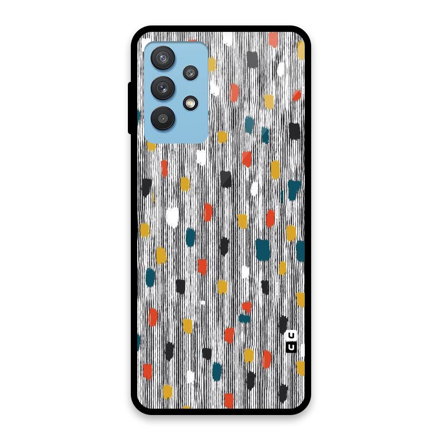 Single Paint Pattern Glass Back Case for Galaxy M32 5G