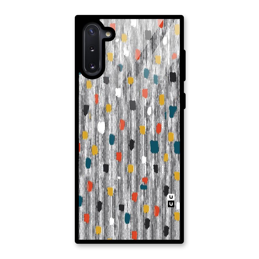 Single Paint Pattern Glass Back Case for Galaxy Note 10