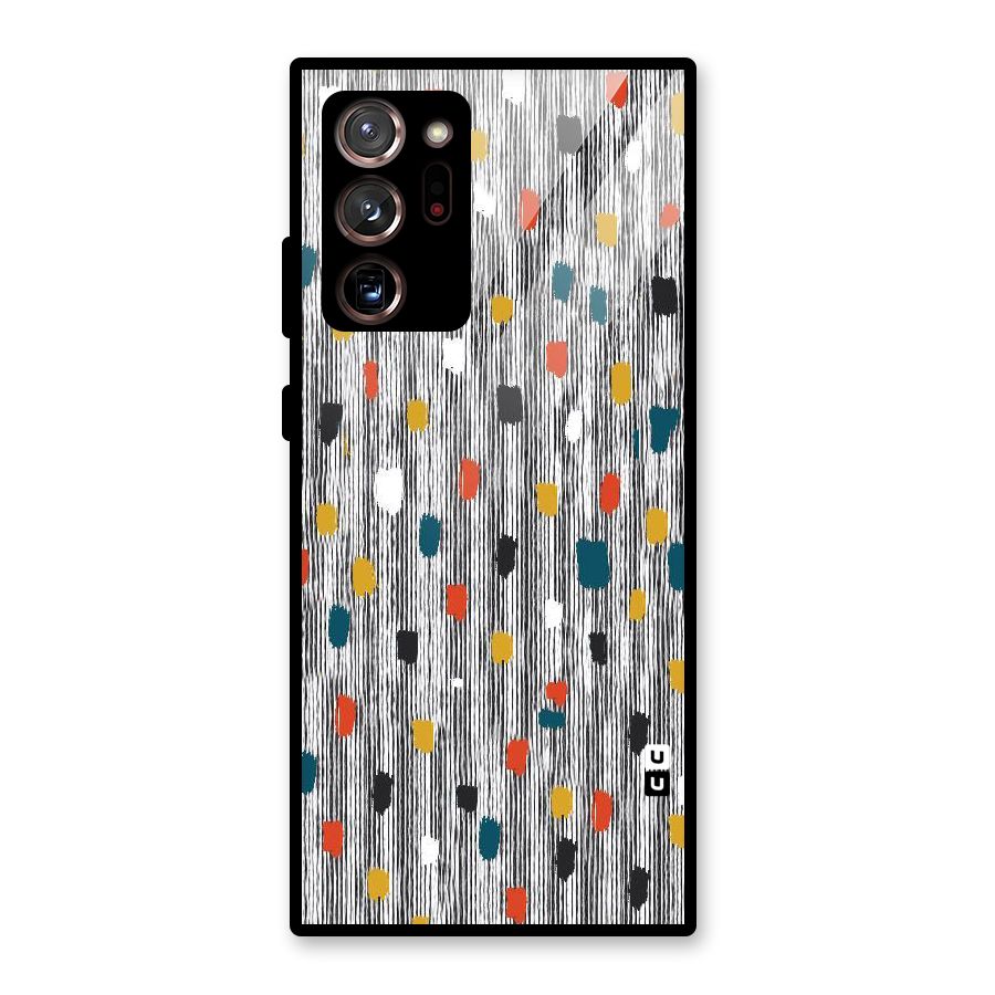 Single Paint Pattern Glass Back Case for Galaxy Note 20 Ultra