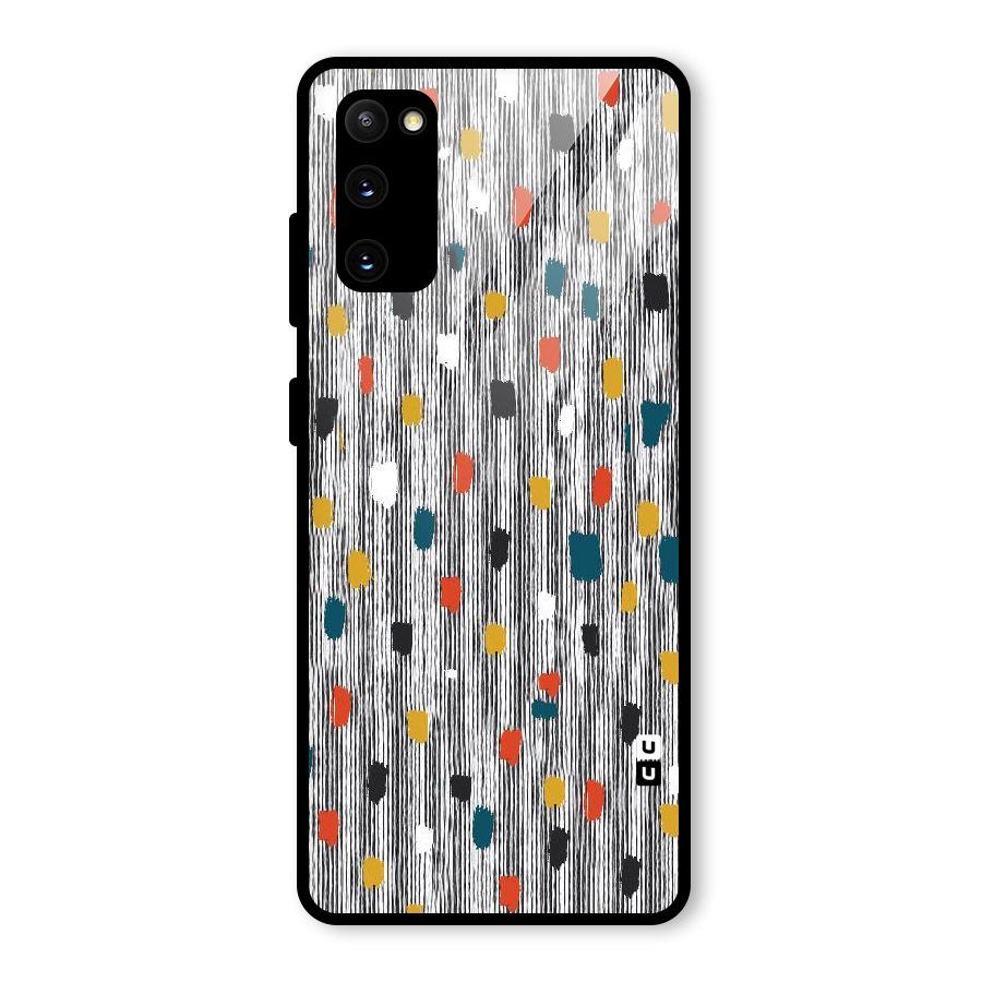 Single Paint Pattern Glass Back Case for Galaxy S20 FE