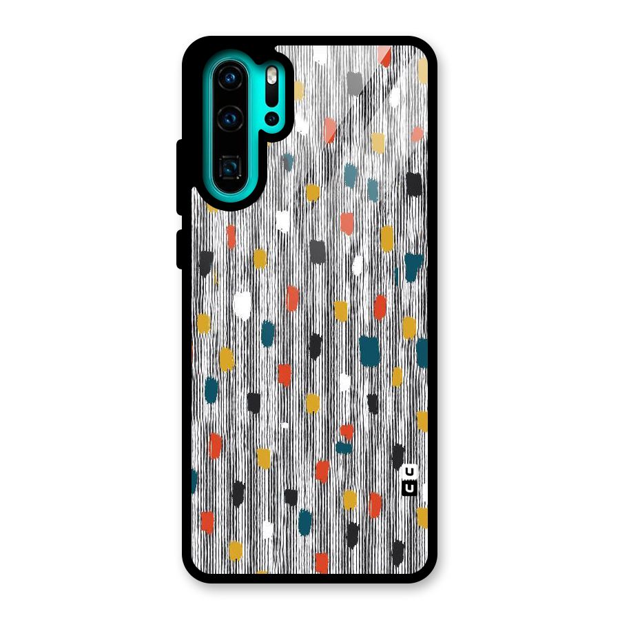 Single Paint Pattern Glass Back Case for Huawei P30 Pro