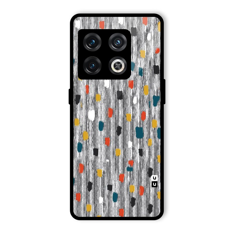 Single Paint Pattern Glass Back Case for OnePlus 10 Pro 5G