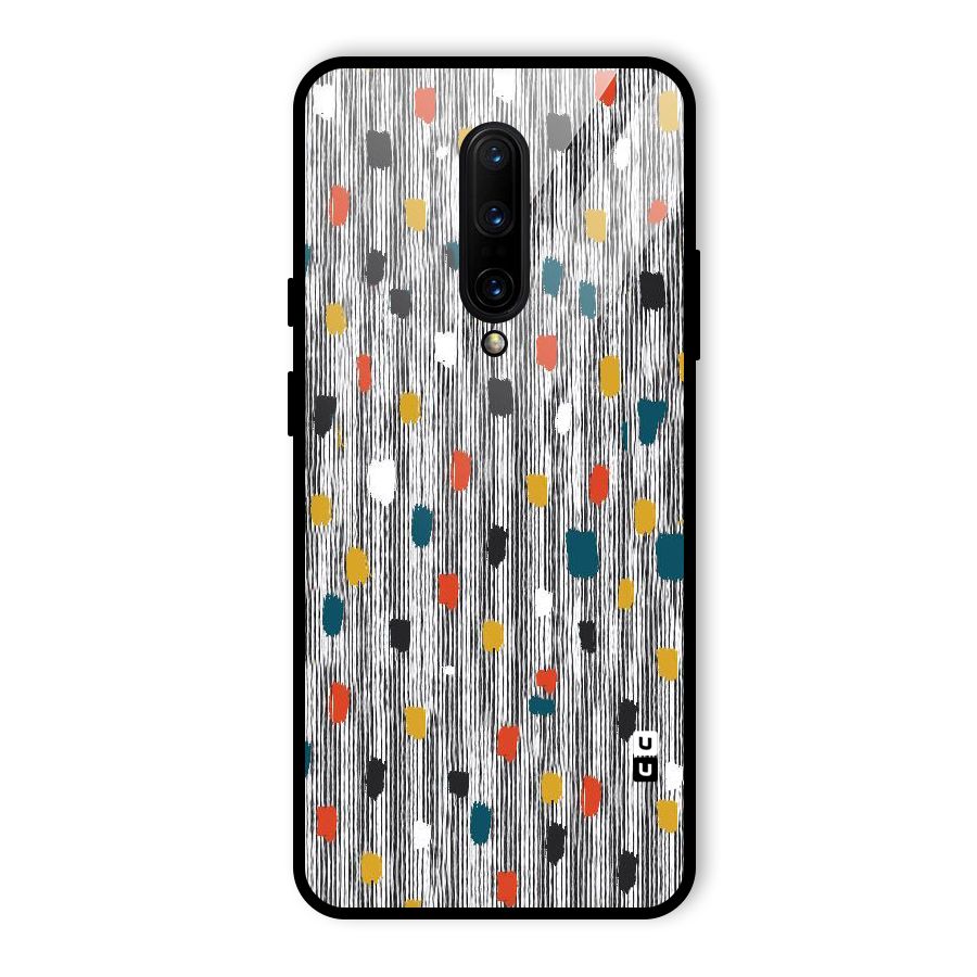 Single Paint Pattern Glass Back Case for OnePlus 7 Pro