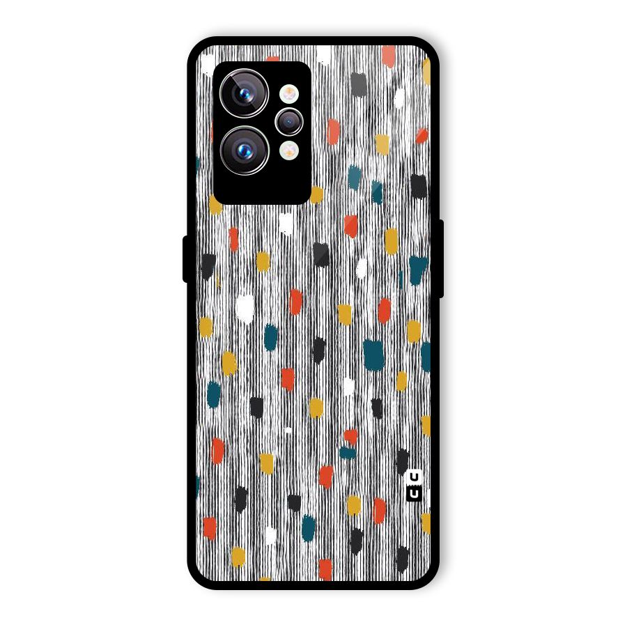 Single Paint Pattern Glass Back Case for Realme GT2 Pro