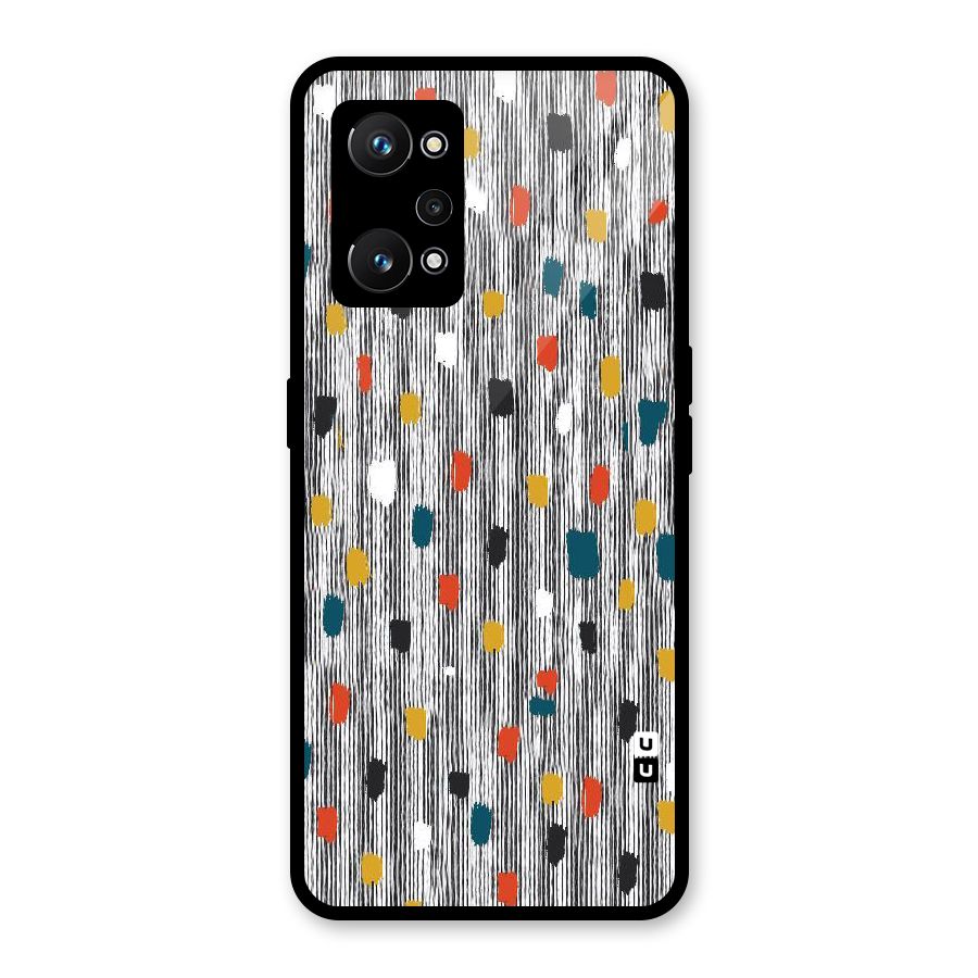 Single Paint Pattern Glass Back Case for Realme GT Neo 3T