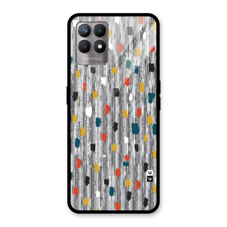 Single Paint Pattern Glass Back Case for Realme Narzo 50