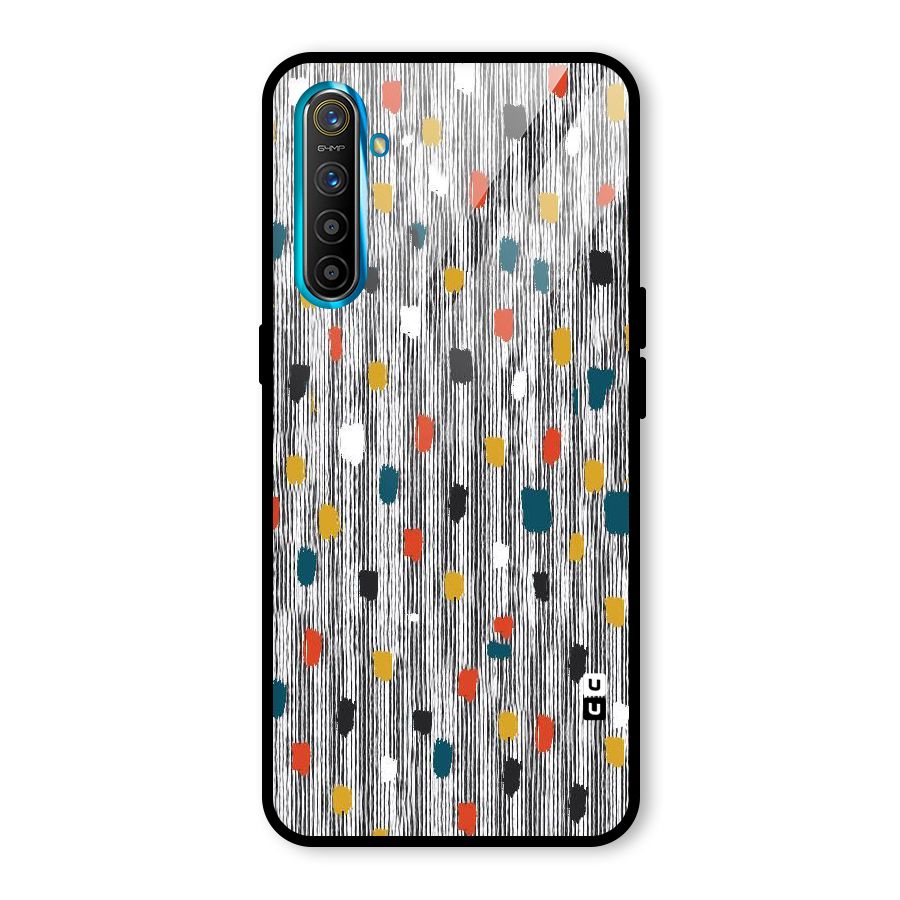 Single Paint Pattern Glass Back Case for Realme X2
