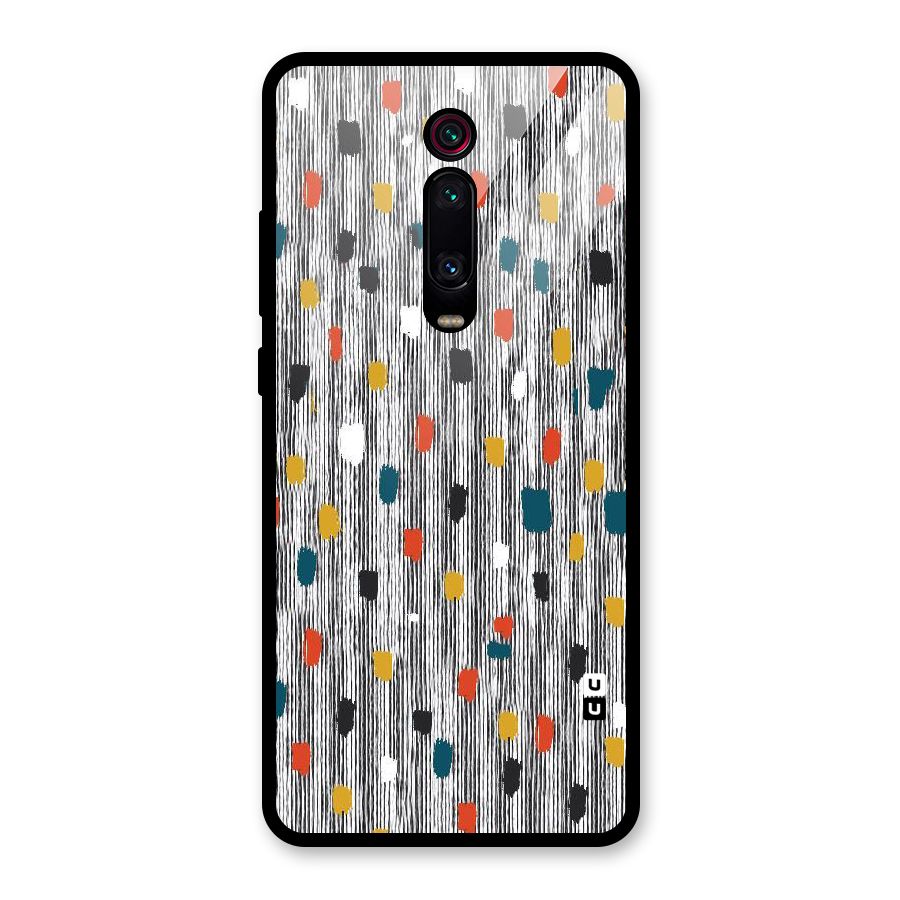 Single Paint Pattern Glass Back Case for Redmi K20 Pro