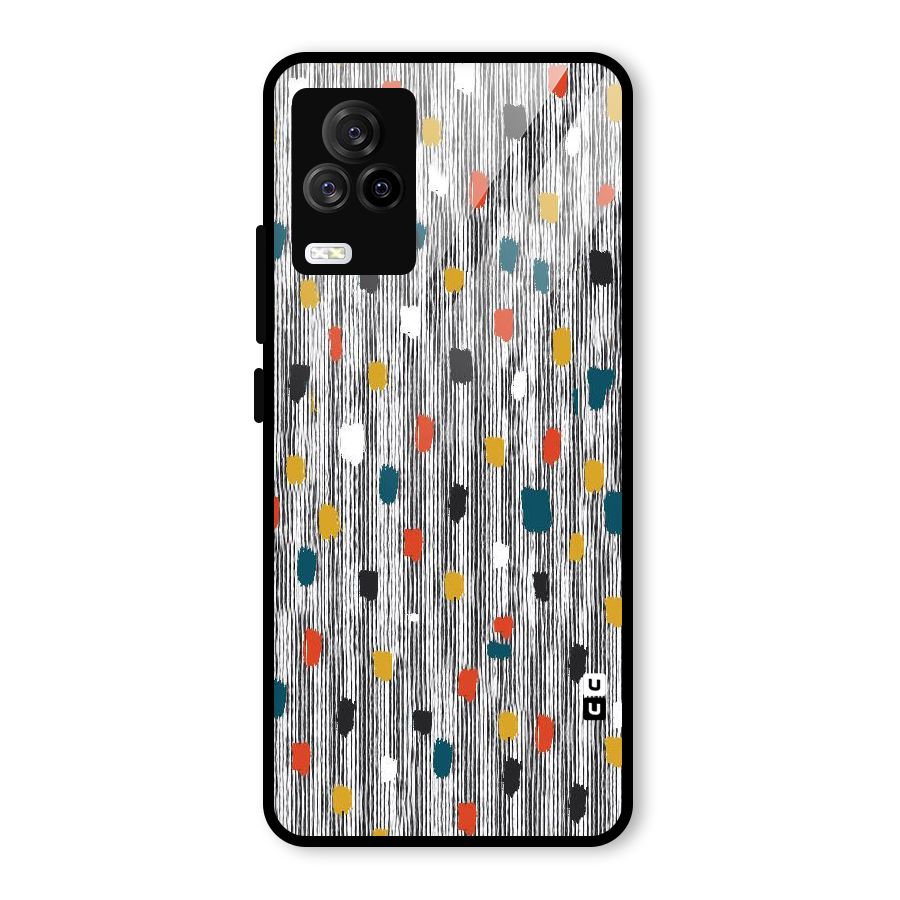 Single Paint Pattern Glass Back Case for Vivo iQOO 7 Legend 5G