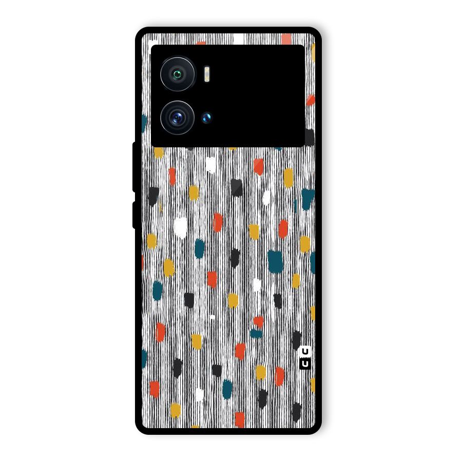 Single Paint Pattern Glass Back Case for Vivo iQOO 9 Pro