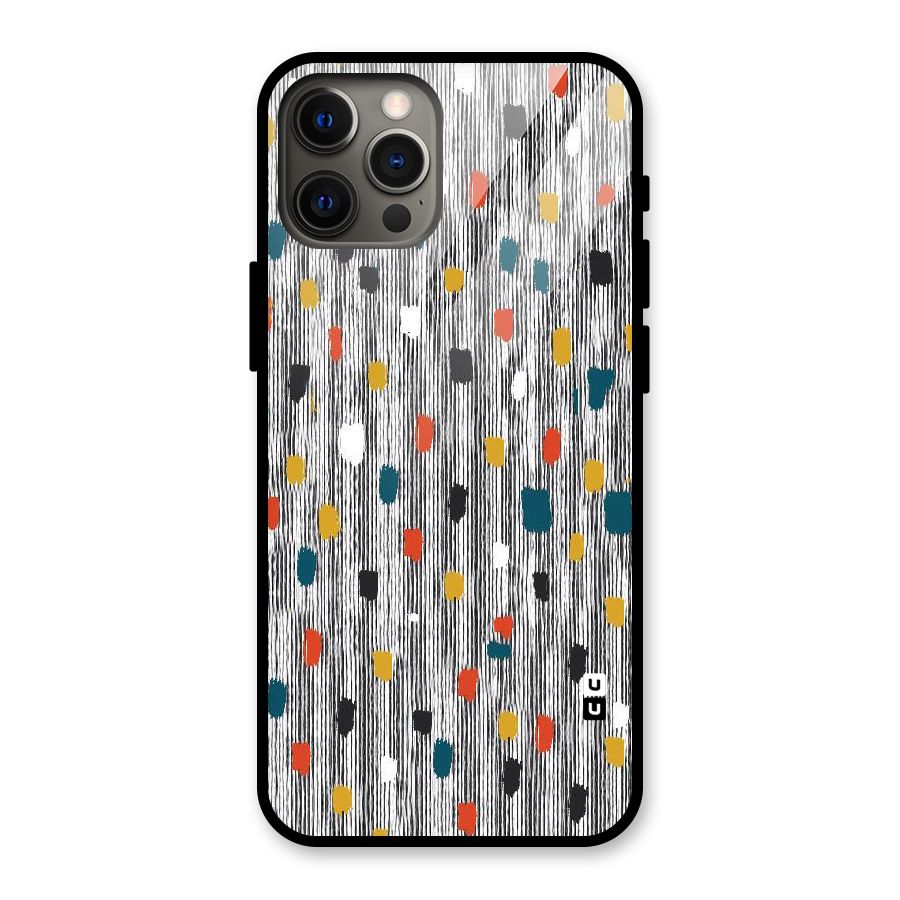 Single Paint Pattern Glass Back Case for iPhone 12 Pro Max