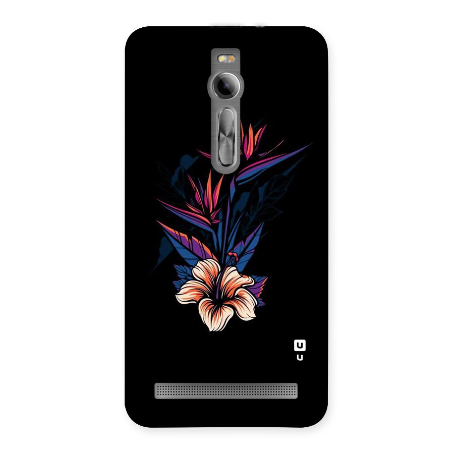 Single Painted Flower Back Case for Asus Zenfone 2