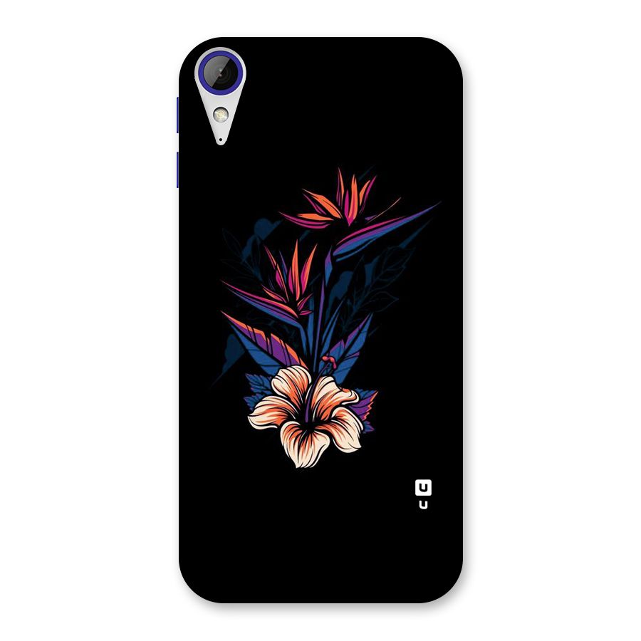 Single Painted Flower Back Case for Desire 830