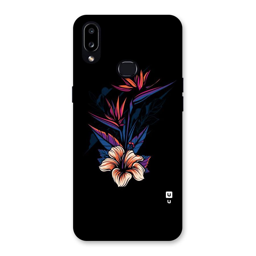 Single Painted Flower Back Case for Galaxy A10s