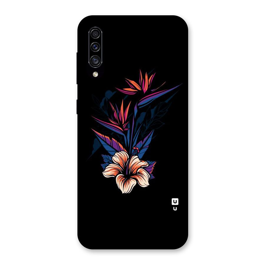 Single Painted Flower Back Case for Galaxy A30s
