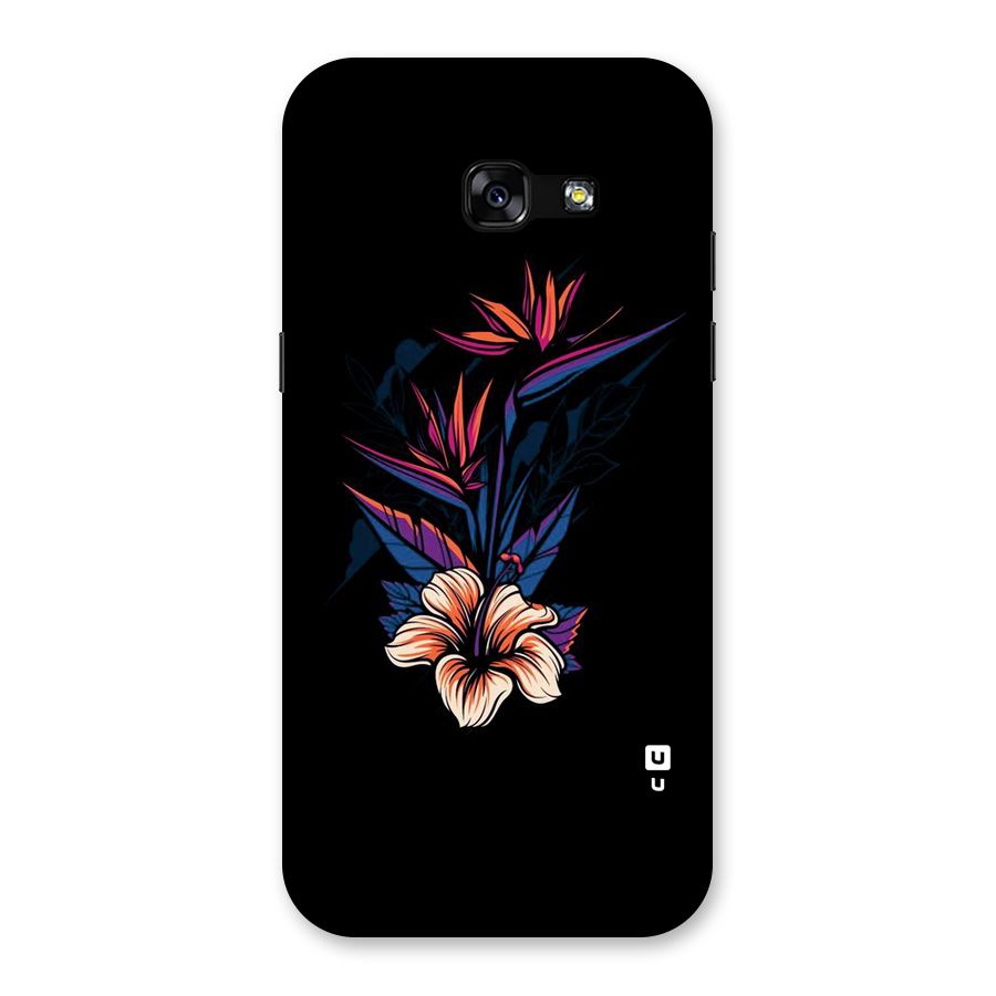 Single Painted Flower Back Case for Galaxy A5 2017