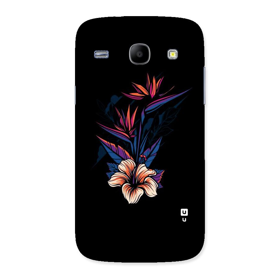 Single Painted Flower Back Case for Galaxy Core