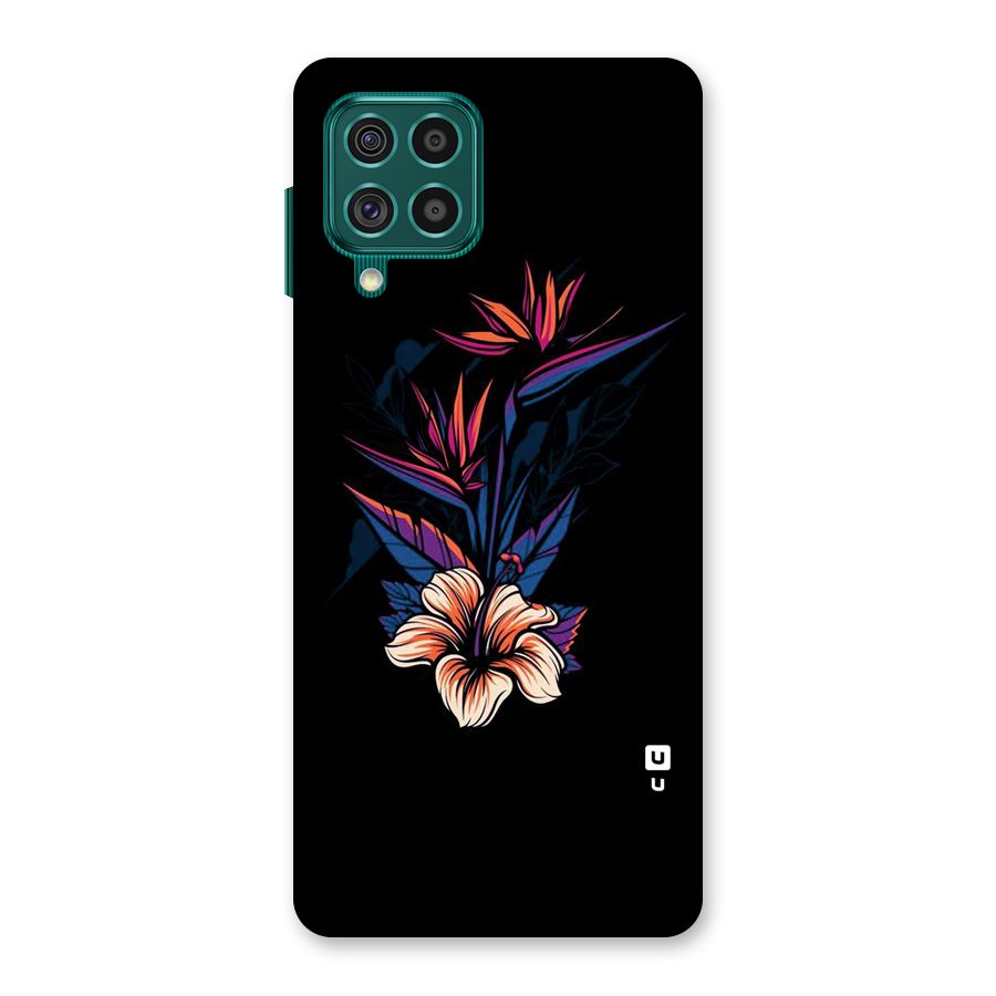 Single Painted Flower Back Case for Galaxy F62