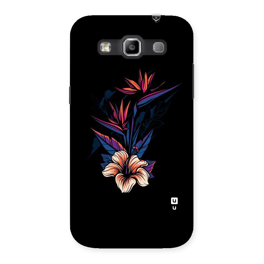 Single Painted Flower Back Case for Galaxy Grand Quattro