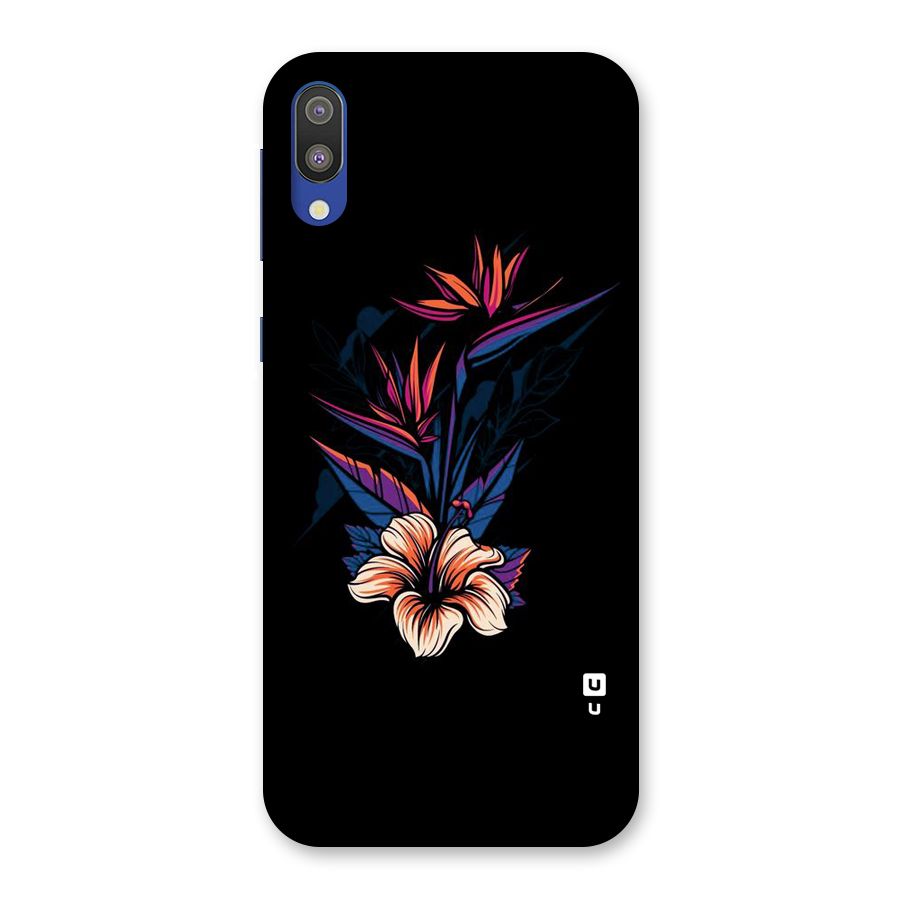 Single Painted Flower Back Case for Galaxy M10