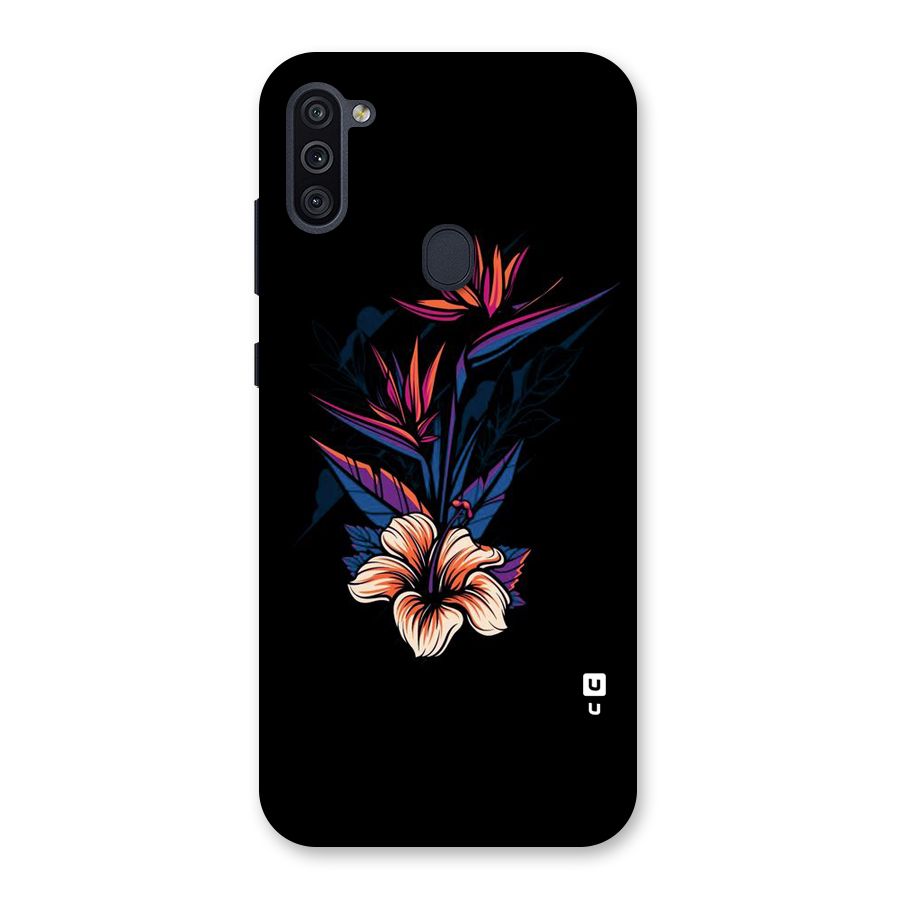 Single Painted Flower Back Case for Galaxy M11