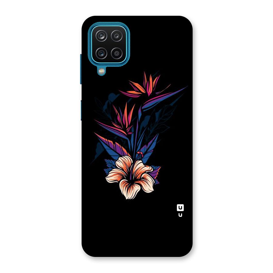 Single Painted Flower Back Case for Galaxy M12