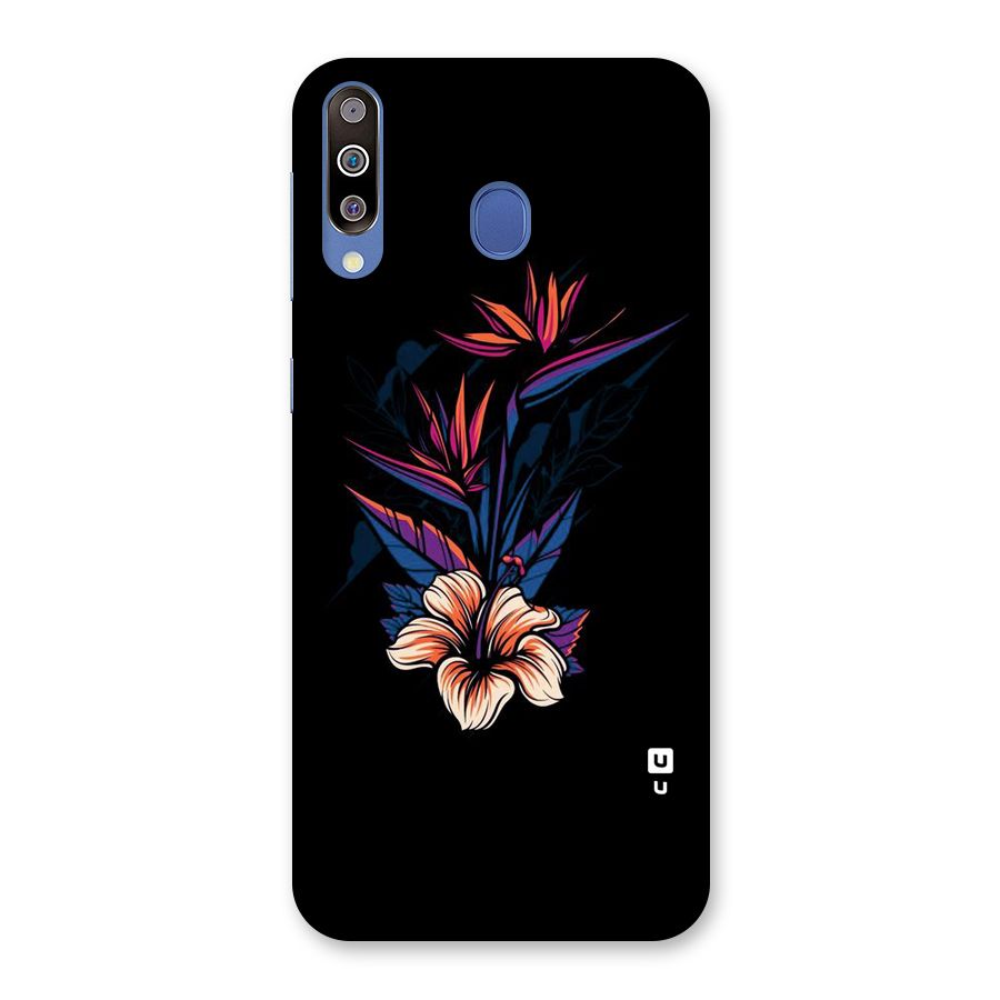 Single Painted Flower Back Case for Galaxy M30