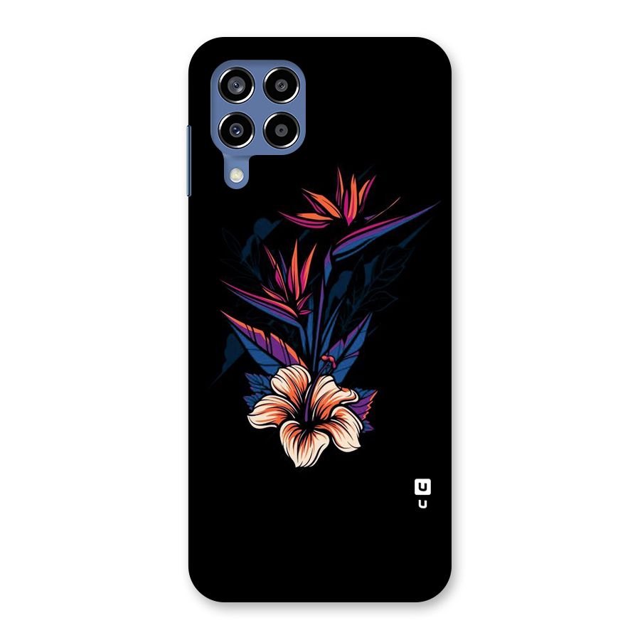 Single Painted Flower Back Case for Galaxy M53 5G