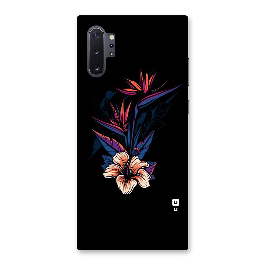 Single Painted Flower Back Case for Galaxy Note 10 Plus