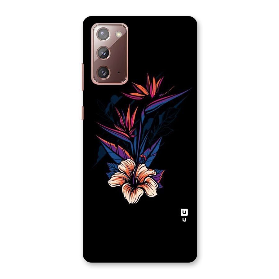 Single Painted Flower Back Case for Galaxy Note 20