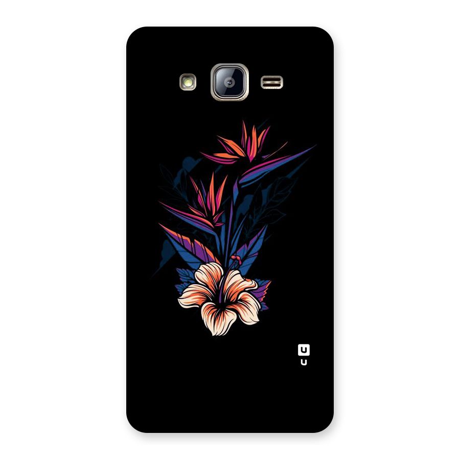 Single Painted Flower Back Case for Galaxy On5