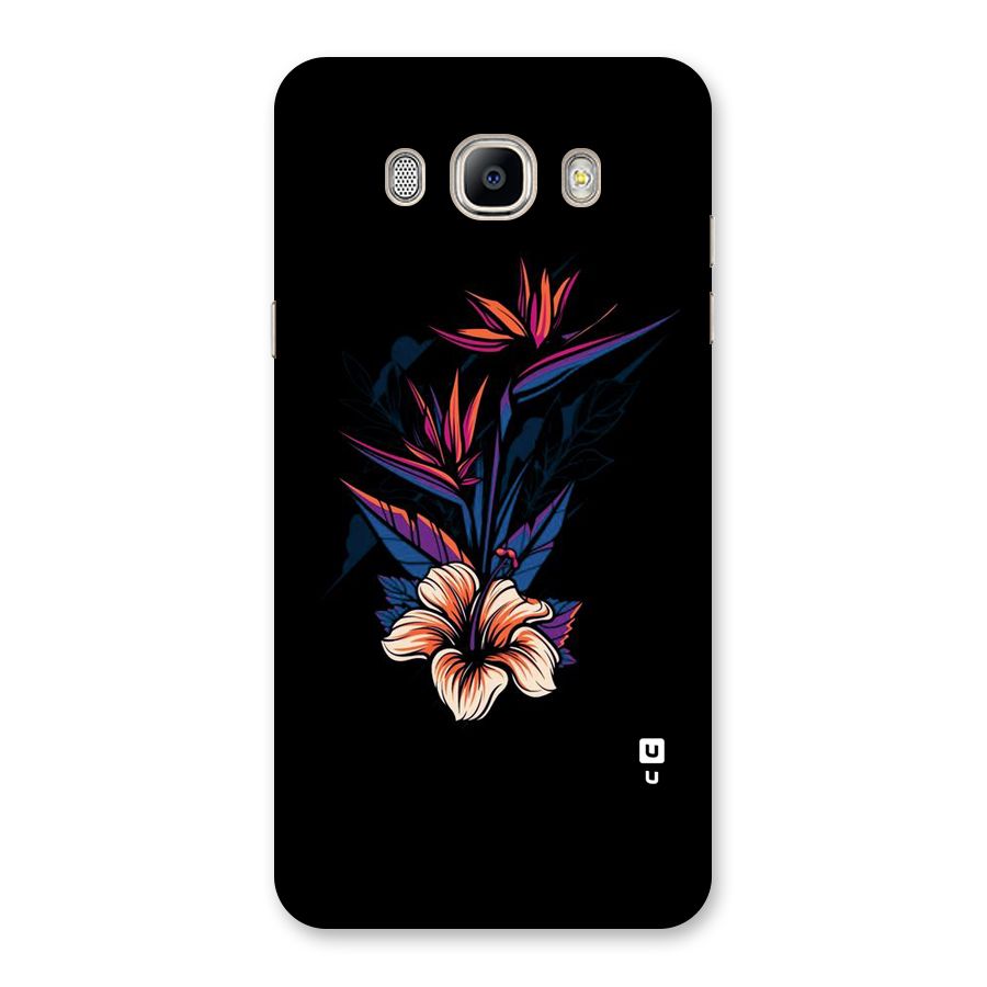 Single Painted Flower Back Case for Galaxy On8
