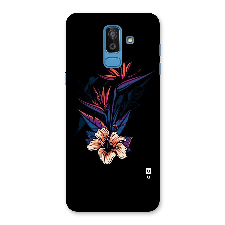 Single Painted Flower Back Case for Galaxy On8 (2018)