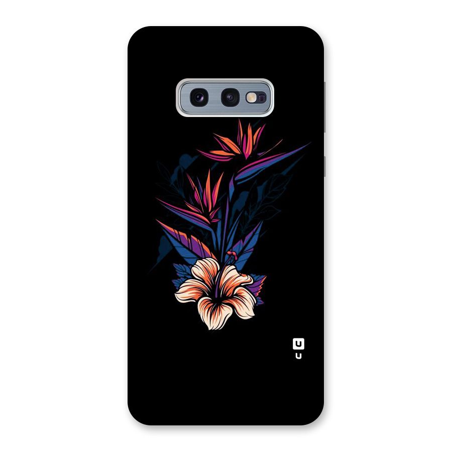 Single Painted Flower Back Case for Galaxy S10e