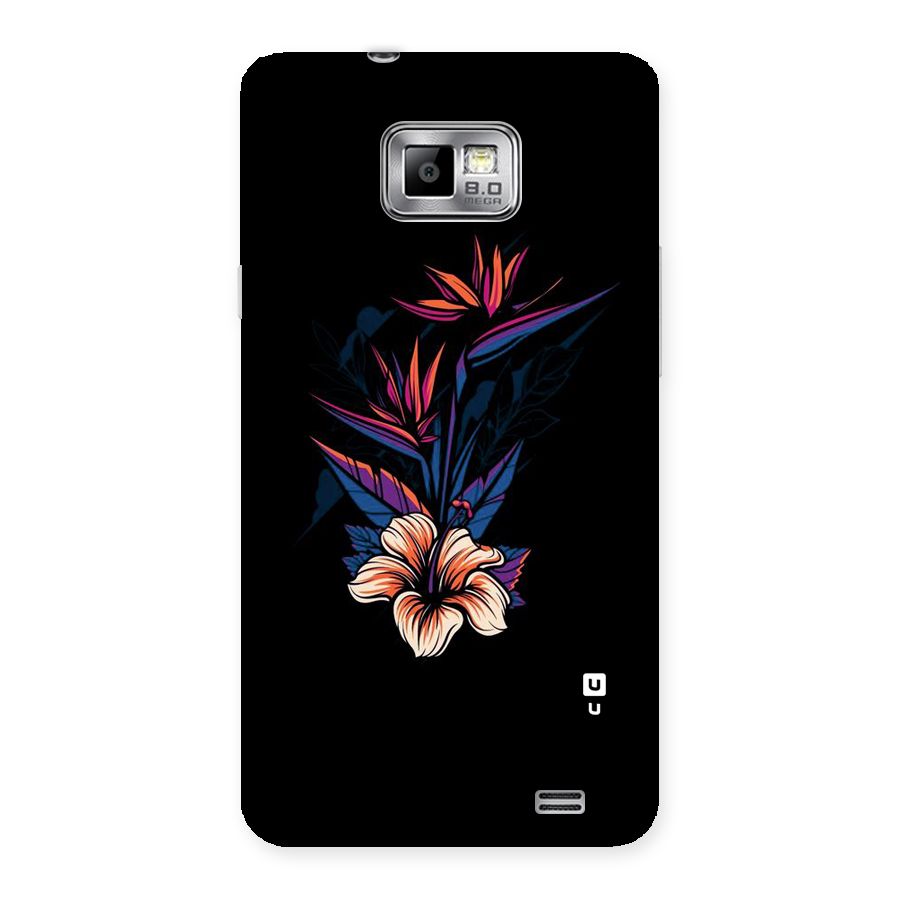 Single Painted Flower Back Case for Galaxy S2