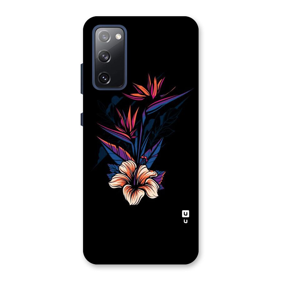 Single Painted Flower Back Case for Galaxy S20 FE