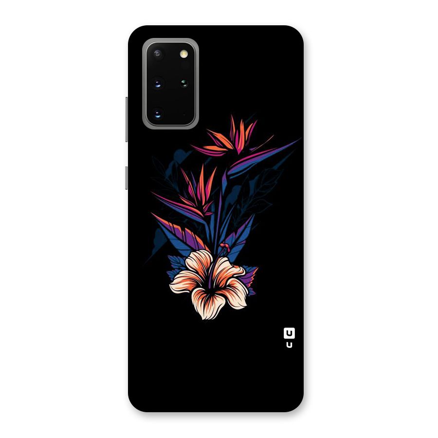 Single Painted Flower Back Case for Galaxy S20 Plus