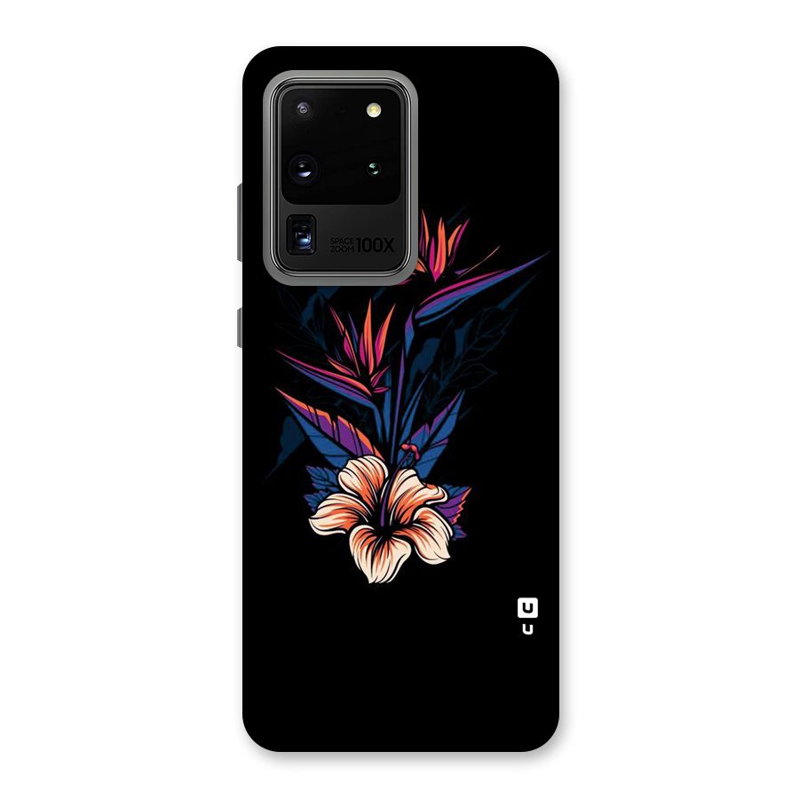 Single Painted Flower Back Case for Galaxy S20 Ultra