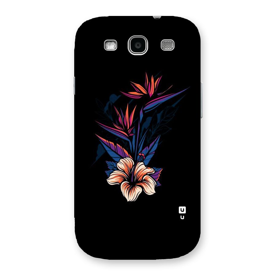 Single Painted Flower Back Case for Galaxy S3